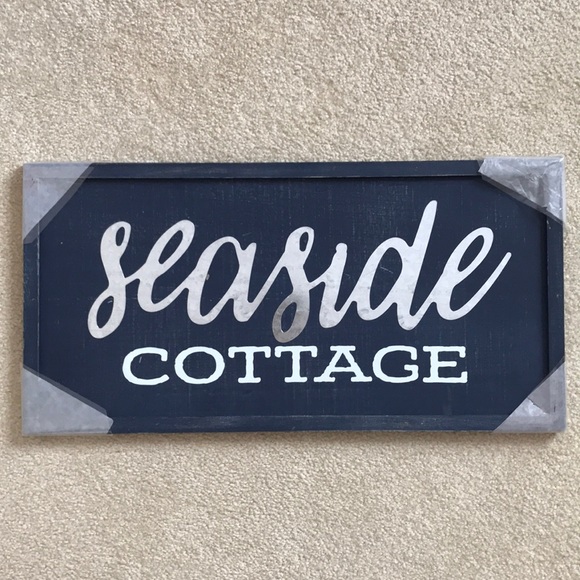 Other - SEASIDE COTTAGE SIGN HOME DECOR WALL ART